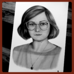 renowacja starego zdjęcia, rysunek ze starego zniszczonego zdjęcia. Ręcznie rysowany portret na zamówienie – idealny prezent na ślub, dla przyjaciółki, mamy lub rodziców. Pamiątka z wesela, portret z kilku zdjęć lub renowacja starych zdjęć