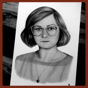 renowacja starego zdjęcia, rysunek ze starego zniszczonego zdjęcia. Ręcznie rysowany portret na zamówienie – idealny prezent na ślub, dla przyjaciółki, mamy lub rodziców. Pamiątka z wesela, portret z kilku zdjęć lub renowacja starych zdjęć